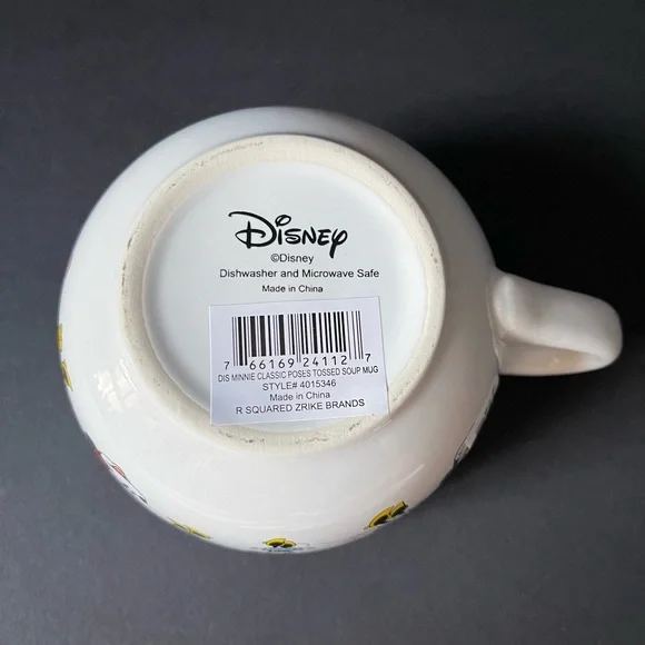 Large Minnie Mouse bowl/mug with handle. - Picture 4 of 7